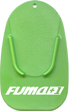 Green Kickstand Pad with White Imprint