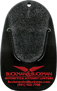 Black Kickstand Pad with Red Imprint