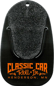 Black Kickstand Pad with Orange Imprint Black Kickstand Pad with Orange Imprint