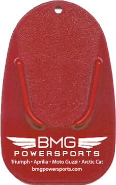 Red Kickstand Pad with White Imprint Red Kickstand Pad with White Imprint